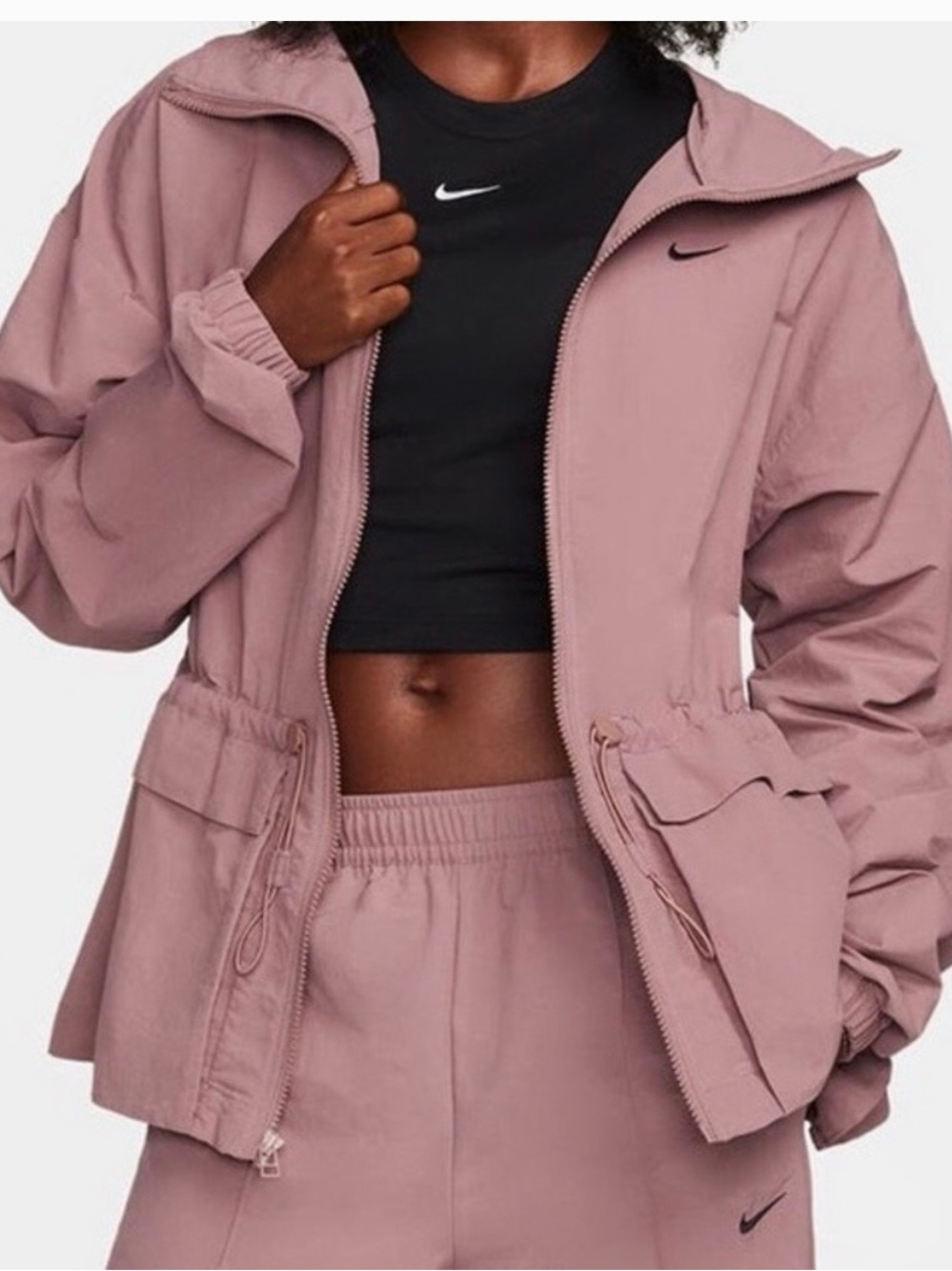 Nike Women’s Mauve Utility Windbreaker Jacket